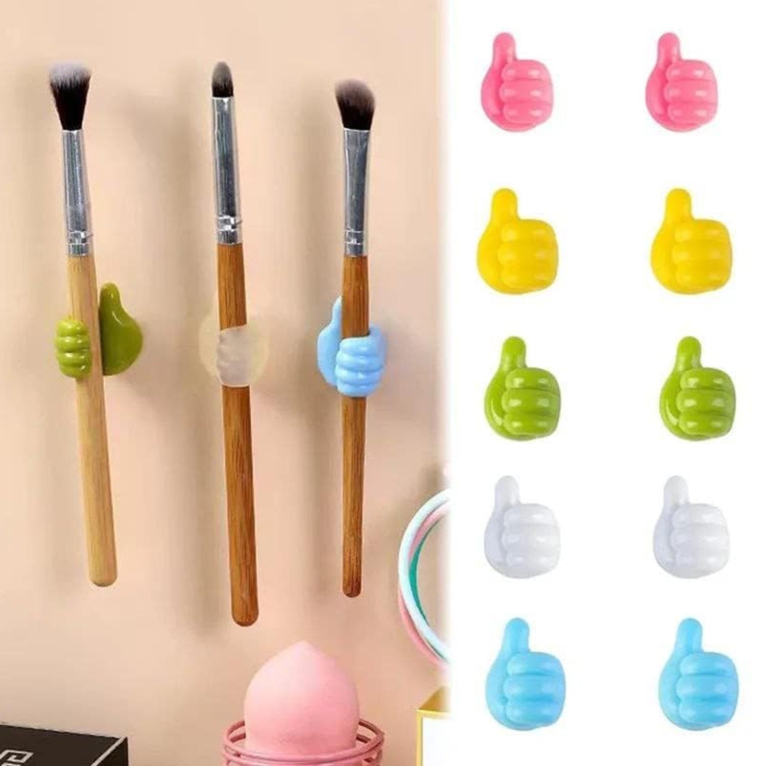 9117 Thumb Cable Clips,Cord Holder Multi-Functional Wall Hooks Cable Organizer Cable Management for Desk Home Office Car Multi Color (Pack Of 10) 9117 Thumb Cable Clips,Cord Holder Multi-Functional Wall Hooks Cable Organizer Cable Management for Desk Home Office Car Multi Color (Pack Of 10)